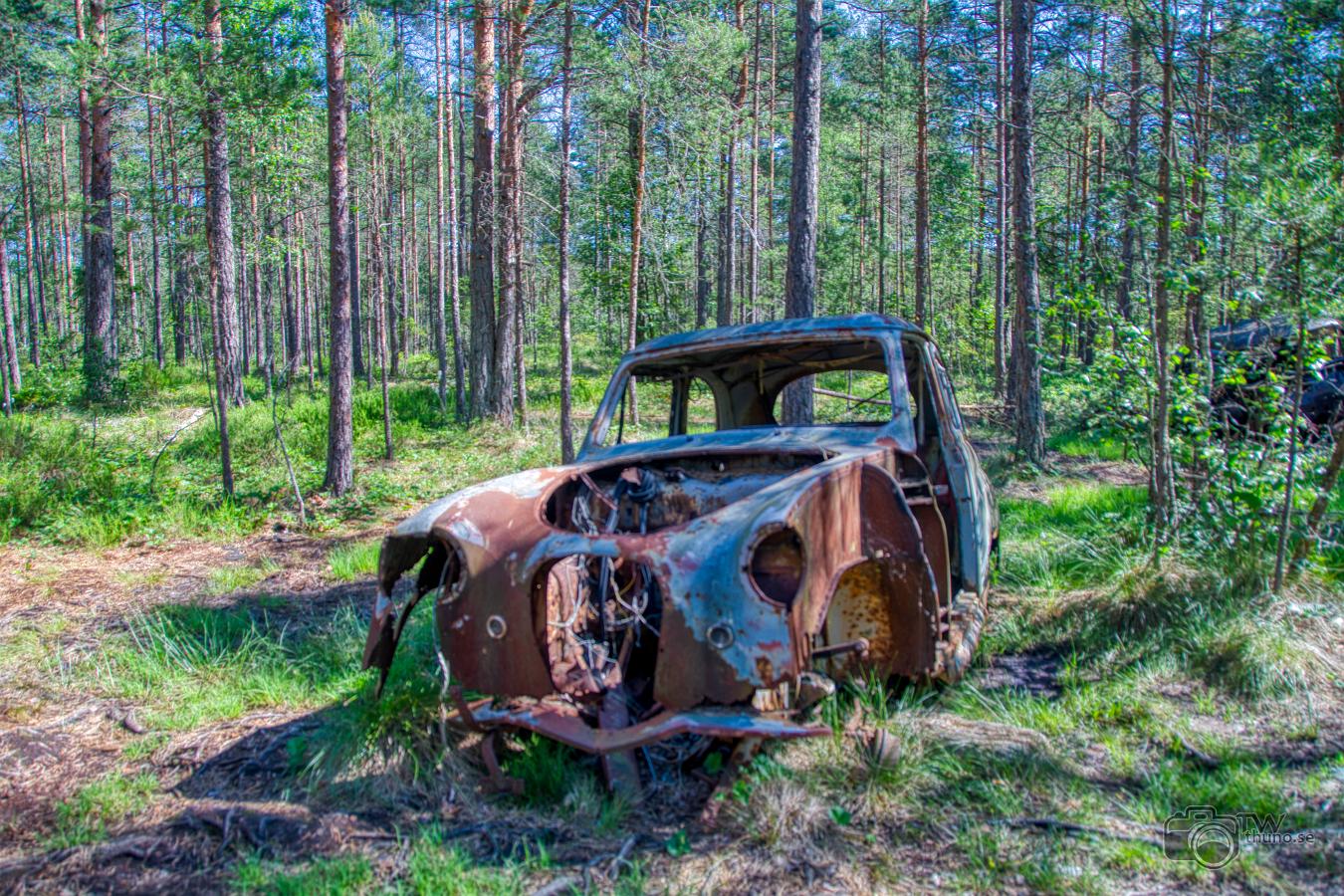 Car scrap yard Bilkyrkogården Småland