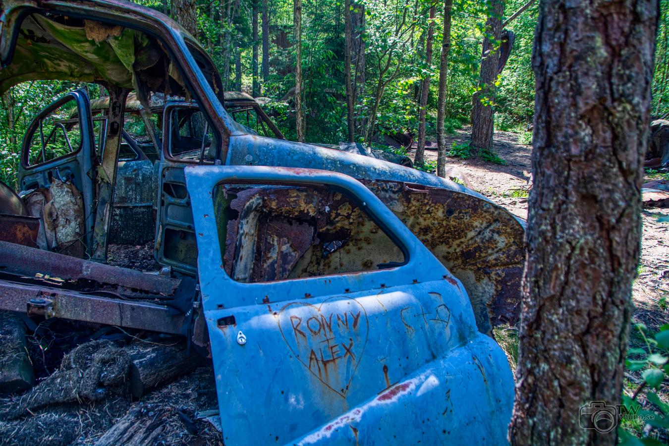 Car scrap yard Bilkyrkogården Småland