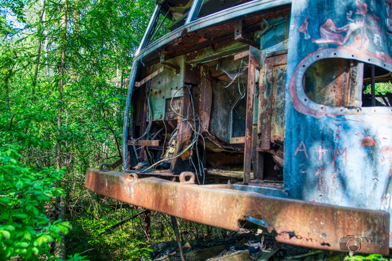 Car scrap yard Bilkyrkogården Småland