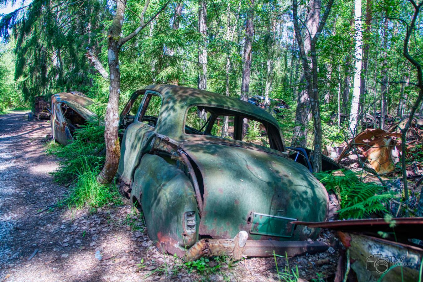 Car scrap yard Bilkyrkogården Småland