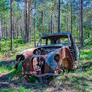 Car scrap yard